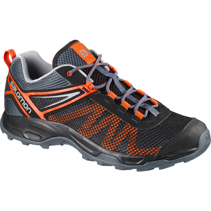 Salomon X ULTRA MEHARI Zapatillas De Running Hombre - Negras Naranjas - Colombia (56102-SXRC)